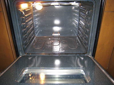 Oven self cleaning problem