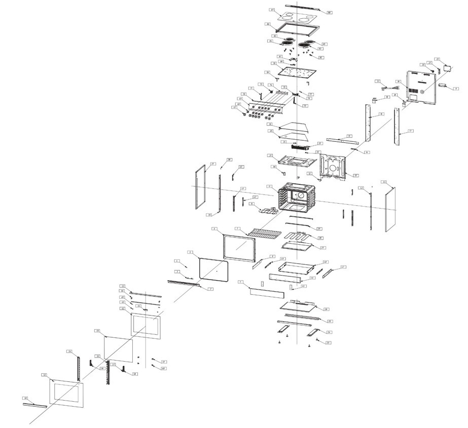 danby oven DRRM300WC part list